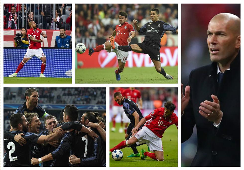 Lo que la TV no te mostró del partido entre Real Madrid y Bayern Munich. (AP, AFP, Reuters)