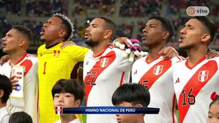 ¡A todo pulmón! Así se cantó el Himno Nacional en el partido Perú vs. Corea del Sur [VIDEO]