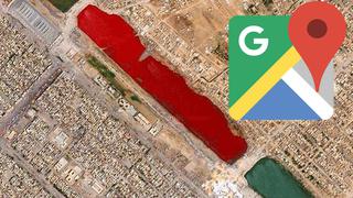 ¿Un lago de sangre en Irak? Conoce lo que hay detrás de esta imagen de GOogle Maps