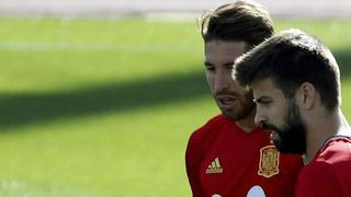 Ramos advierte a Piqué: "Hay buena relación siempre que estemos en el mismo barco"