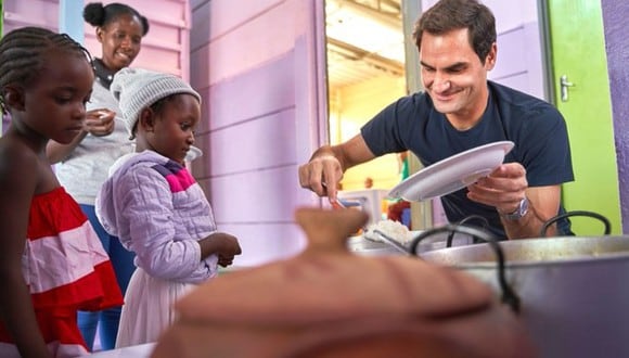 La Fundación Roger Federer apoya proyectos educativos ubicados en la región del África meridional y en Suiza. (Foto: Twitter de Roger Federer Fdn)