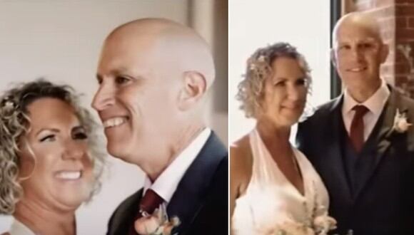 El momento en que un hombre con Alzhéimer se casa por segunda vez con su esposa. (Foto: NBC New York / YouTube)
