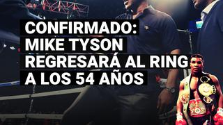 Mike Tyson volverá al ring en septiembre y se confirma quién será su rival