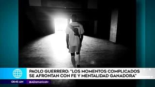 Así fue el mensaje de Paolo Guerrero tras su lesión