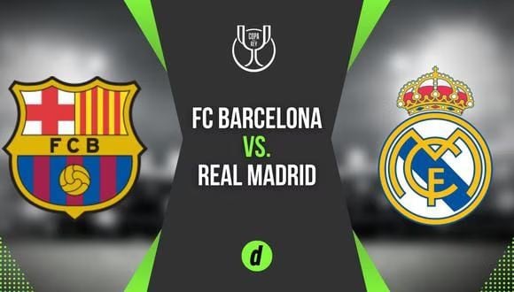 Barcelona vs Real Madrid EN VIVO: se miden por la Copa del Rey.