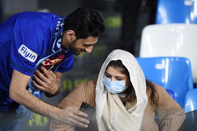 Barcelona vs. Napoli: el coronavirus en el San Paolo. (Getty)