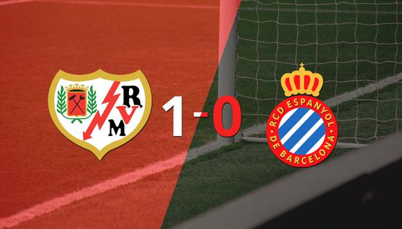Con un solo tanto, Rayo Vallecano derrotó a Espanyol en el estadio Ciudad Deportiva Fund. Rayo Vallecano