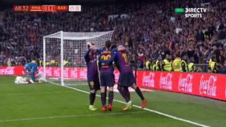 ¡Silenció el Bernabéu! Autogol de Varane para el 2-0 Barcelona ante Real Madrid por Copa del Rey [VIDEO]