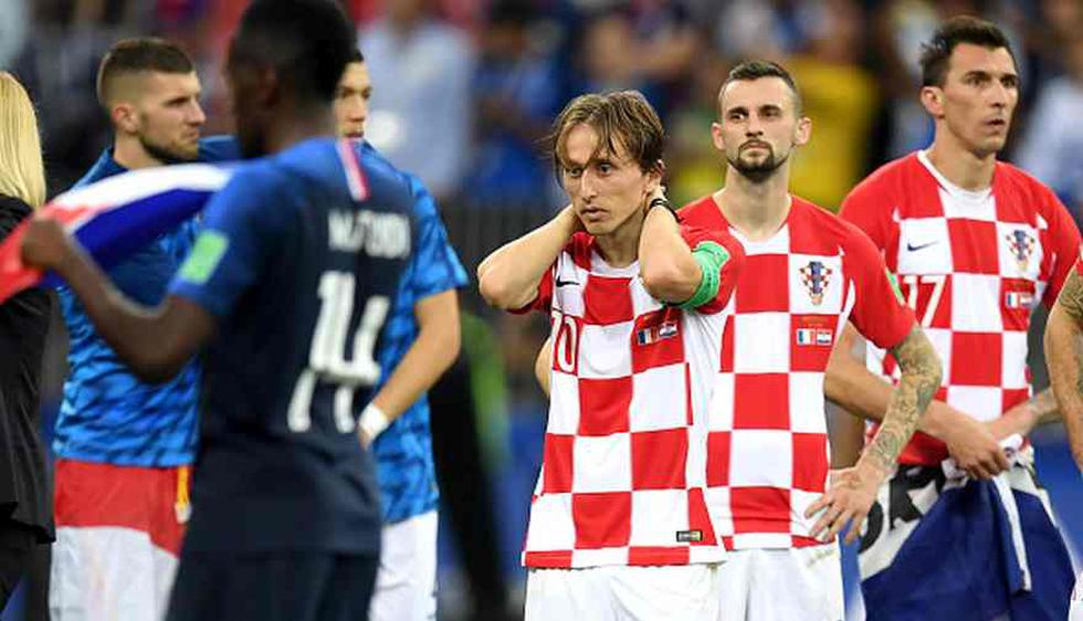 Rostros de decepción de Croacia tras caer en el Mundial (Foto: Getty Images).