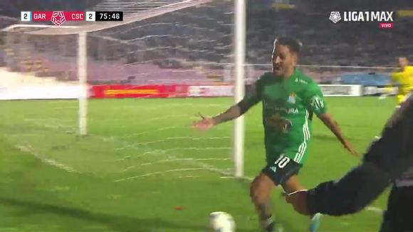 Segundo gol de Hohberg para el 3-2 de Sporting Cristal vs. Deportivo Garcilaso. (Video: Liga 1 MAX)
