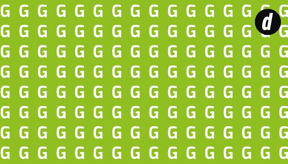 ¿Puedes hallar el '6' escondido en la ilustración? Solo debes mirar con atención entre todas las filas llenas de 'G'. | Crédito: Depor.com