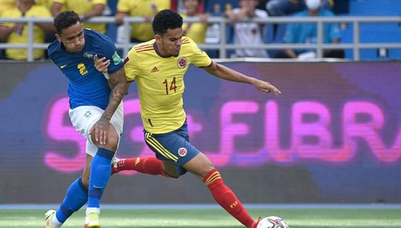 Colombia vs. Brasil se midieron por la jornada 5 de las Eliminatorias a Qatar 2022 este domingo (Foto: Getty Images).