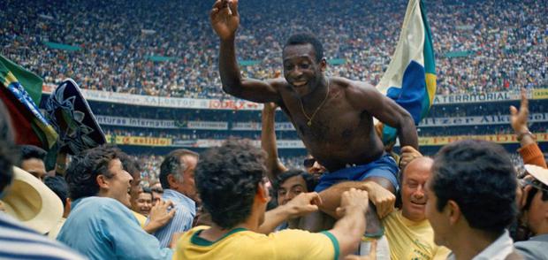 Pelé anotó 6 goles con Brasil en México 1970. (Getty)
