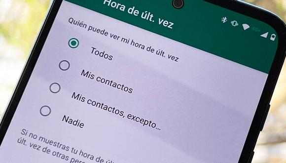 WhatsApp: truco para ocultar tu última conexión para ciertos contactos. (Foto: MAG - Rommel Yupanqui)