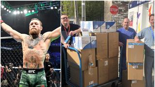 Conor McGregor donó más de un millón de dólares en equipos médicos para hospitales que luchan contra el coronavirus