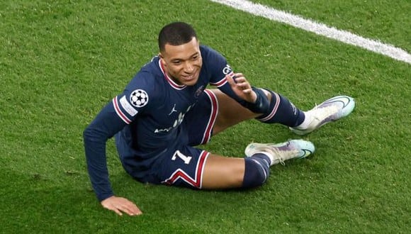 Kylian Mbappé le dio la ventaja a PSG sobre Real Madrid en octavos de la Champions League. (Foto: Reuters)