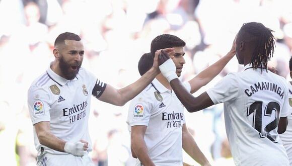 Real Madrid marcó cuatro goles en el primer tiempo del partido ante Valladolid. (Foto: EFE)