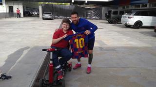 El video del día: Messi le cumple el sueño a un niño de 12 que pudo haber perdido la pierna hace días