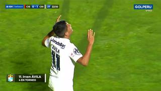 Cabezazo y a cobrar: gol de Irven Ávila para el 1-0 de Sporting Cristal vs. Cienciano [VIDEO]