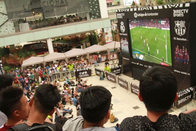 Así se vivió el evento ElClásico en Megaplaza organizado por LaLiga Santander. (Foto: LaLiga)