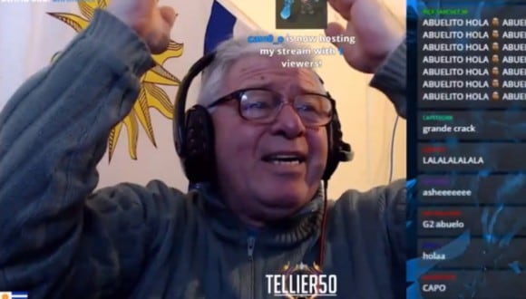 Roberto Escuotto, de 70 años, es un gamer uruguayo que se ha vuelto popular por jugar LoL. (Foto: Referencial / TELLIER50)