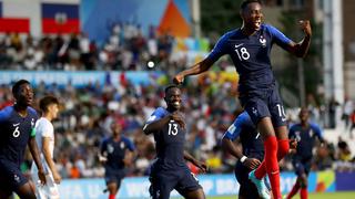 Francia debutó en el Mundial Sub 17 con un triunfo de 2-0 sobre Chile