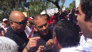Selección Peruana: Orderique tocó a Ruidíaz y policía le 'saltó' encima [VIDEO]