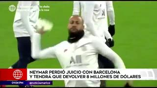 Neymar pierde demanda y deberá pagar 6,7 millones de euros al Barcelona