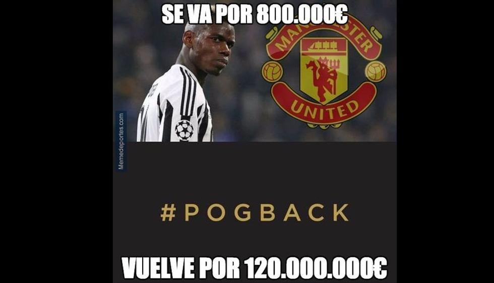 Los mejores memes de Paul Pogba al Manchester United.