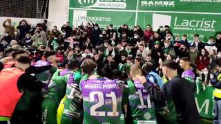 Alegría por el triunfo: Mancha Real celebró tras eliminar al Granada de Luis Abram [VIDEO]
