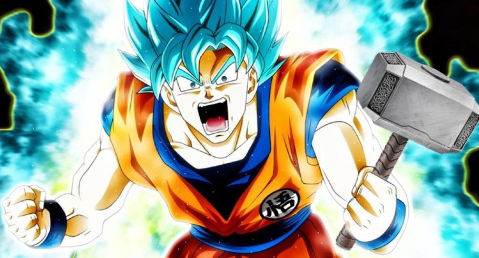  Dragon Ball Super  ¿Goku puede levantar el Mjolnir? Esta teoría de Marvel sorprende a todos