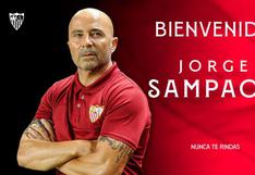 Ya es oficial: Jorge Sampaoli se convirtió en nuevo entrenador del Sevilla