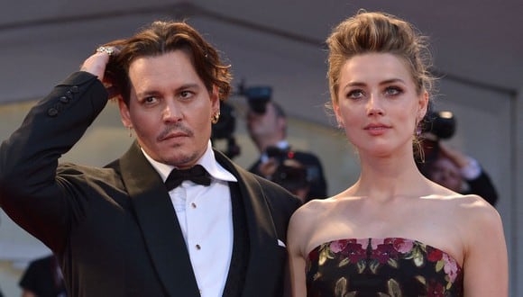 Johnny Depp y Amber Heard se casaron en febrero de 2015 y vivieron un tormentoso matrimonio que duró 15 meses (Foto: Tiziana Fabi / AFP)