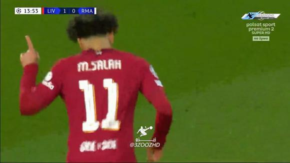 Gol de Mohamed Salah: el 2-0 en Liverpool vs. Real Madrid, por Champions League (VIDEO: PalSat Premium)