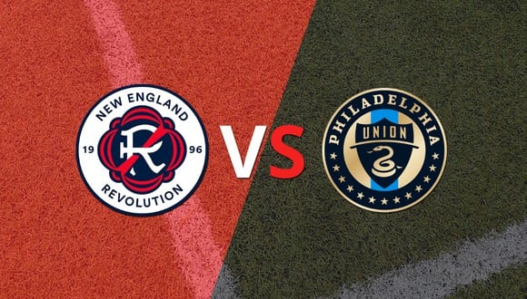 Comenzó el segundo tiempo y New England Revolution está empatando con Philadelphia Union en el estadio Gillette Stadium