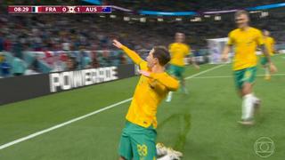 ¡Sorpresa en el arranque! Gol de Goodwin para el 1-0 de Australia vs. Francia [VIDEO]