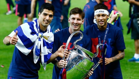 Messi, Suárez y Neymar lograron la Champions para el Barcelona en el 2015. (Foto: Reuters)
