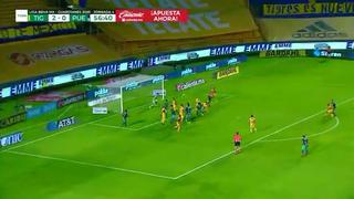 Tigres vs. Puebla: Santiago Ormeño sigue en racha y marcó el 2-1 con un cabezazo [VIDEO]