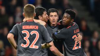 Bayern Munich derrotó 2-1 al PSV Eindhoven en Holanda por Champions League