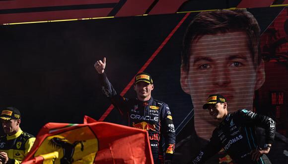 F1: Verstappen conquista Monza por delante de Leclerc y gana su quinto Gran Premio consecutivo. (Foto: Miguel MEDINA / AFP)
