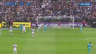 El palo se lo negó: Cristian Palacios estuvo cerca de marcar el 1-0 para los rimenses [VIDEO]