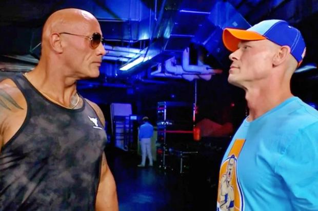 The Rock y John Cena se encontraron en SmackDown (Foto: WWE)