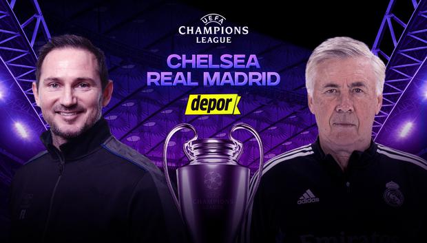 Real Madrid y Chelsea se miden por la vuelta de cuartos de final de la Champions. (Diseño: Depor)