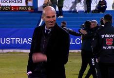 Su cara lo dice todo: la reacción de Zidane tras la eliminación en Copa del Rey en los 16avos de final