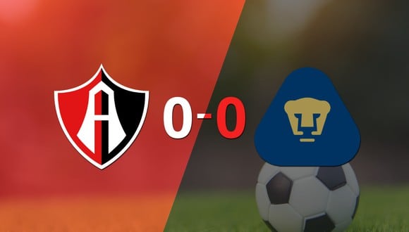 No hubo goles en el empate entre Atlas y Pumas UNAM
