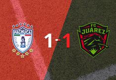 Pachuca y FC Juárez empataron 1 a 1