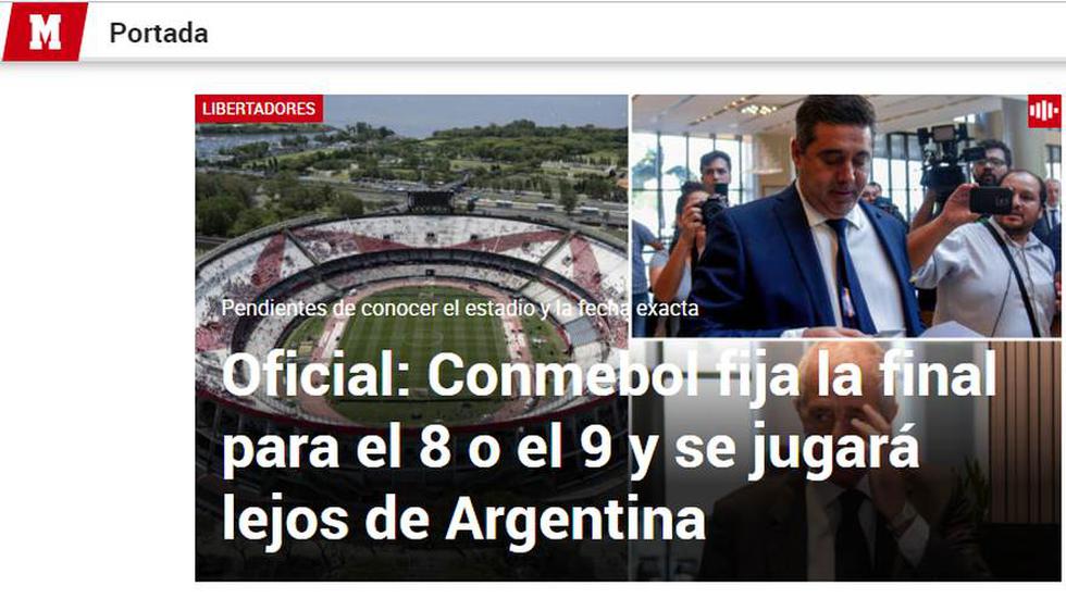 Así reaccionaron los medios a la reprogramción del River Plate - Boca Juniors (Foto: Captura Marca).