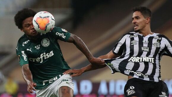 Palmeiras venció 1-0 a Santos por la gran final de la Copa Libertadores en el Maracaná. (Foto: AFP)