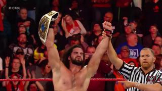 Sigue reinando: Seth Rollins venció a Dolph Ziggler y retuvo el título Intercontinental en RAW [VIDEO]