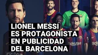 Messi aparece como imagen principal de venta de las nuevas camisetas del Barcelona
